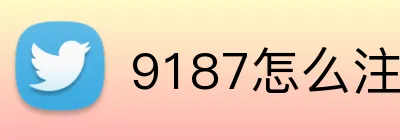 9187怎么注册账号 logo